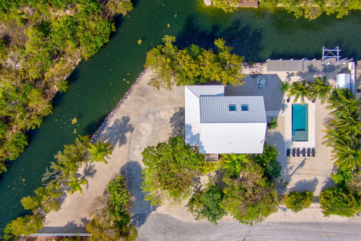 Top-down aerial